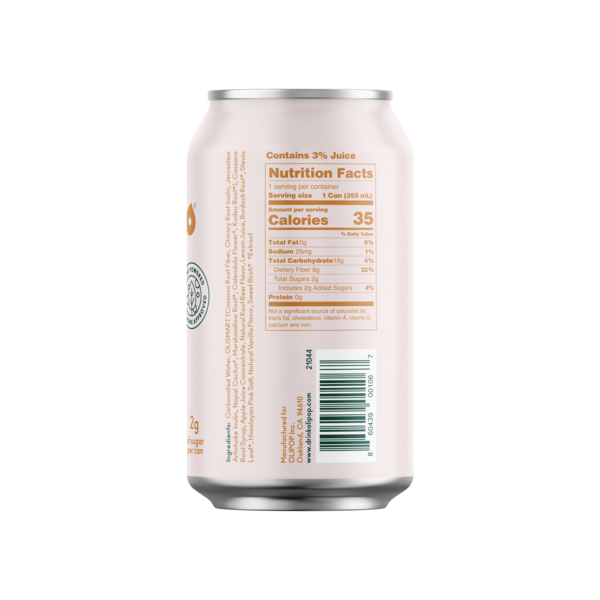 OLIPOP Prebiotic Soda, Classic Root Beer