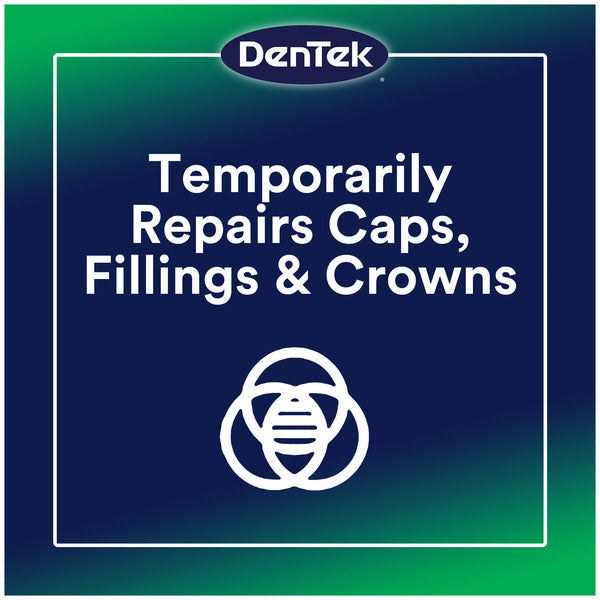 DenTek Temparin Max, Long Lasting Temporary Repair, Caps & Fillings