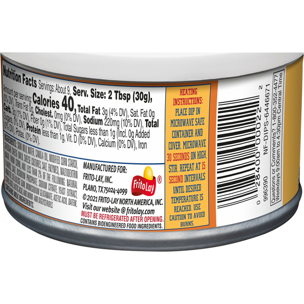 Fritos Mild Cheddar Cheese Dip