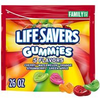 Life Savers GUMMIES Flavors Gummy Summer Candy Family Size Resealable