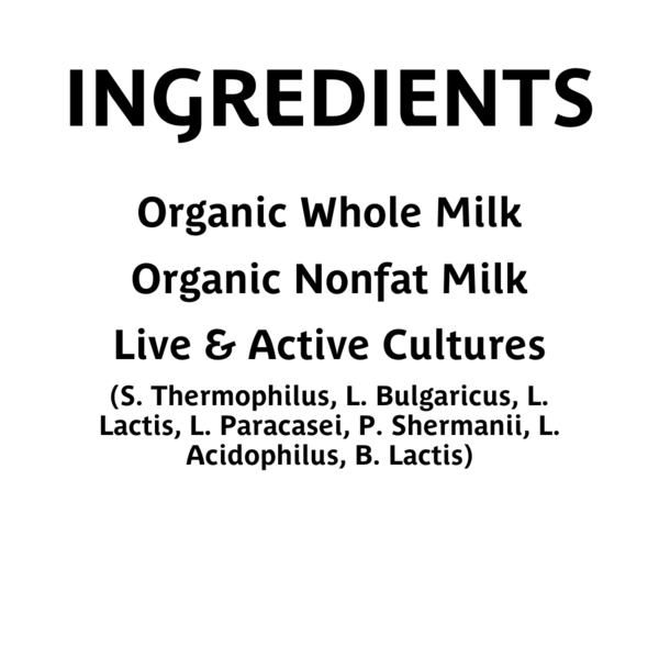 Kalona SuperNatural Organic, Whole Milk Plain Yogurt
