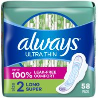 Always Ultra Thin Size 2 Long Super Pads️ DestGlow