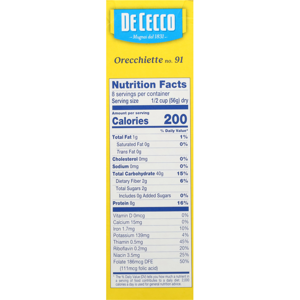 De Cecco No. 91 Orecchiette
