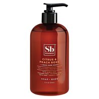 Soapbox Hand Soap, Citrus & Peach Rose, Liquid️