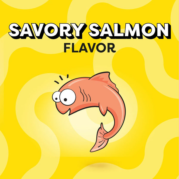 TEMPTATIONS Jumbo Stuff Crunchy and Soft Cat Treats Savory Salmon Flavor