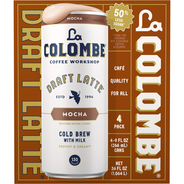 La Colombe Draft Latte Mocha Cold Brew with Milk