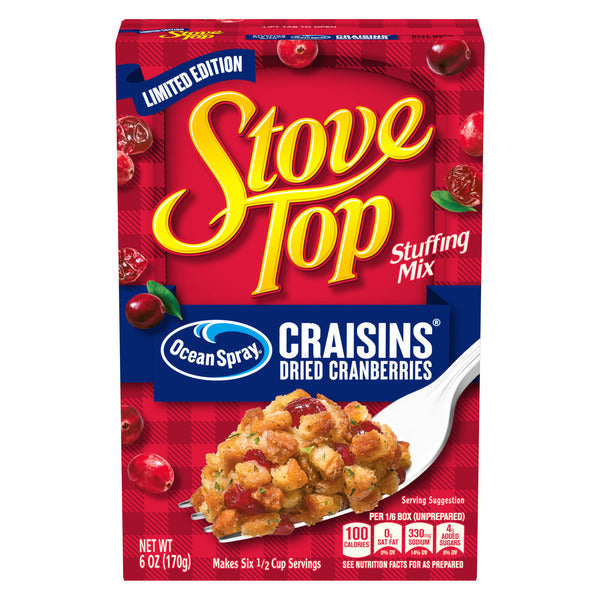 Kraft Stove Top Cranberry Stuffing Mix