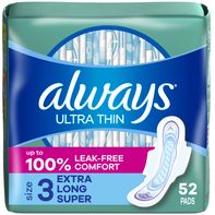 Always Ultra Thin Pads with Wings, Size 3️ DestGlow
