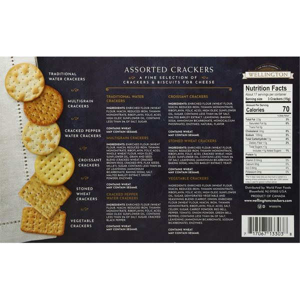 Wellington Assorted Crackers