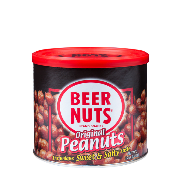BEER NUTS Brand Snacks Original Peanuts Can
