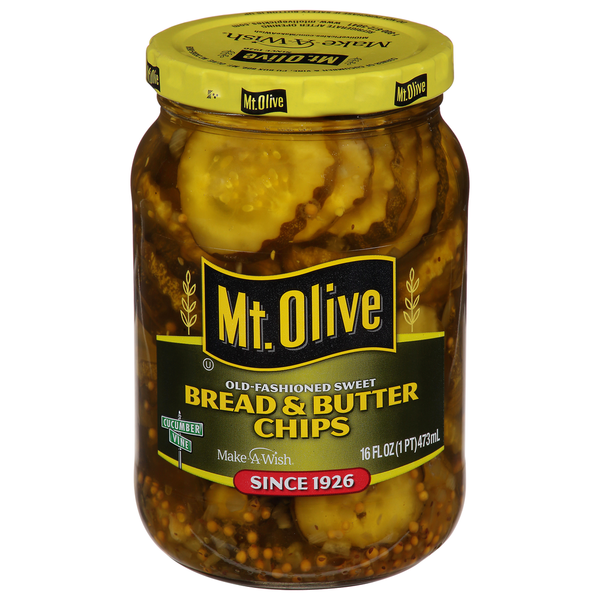 Mt. Olive Old Fashion Sweet Bread & Butter Pickle Chips