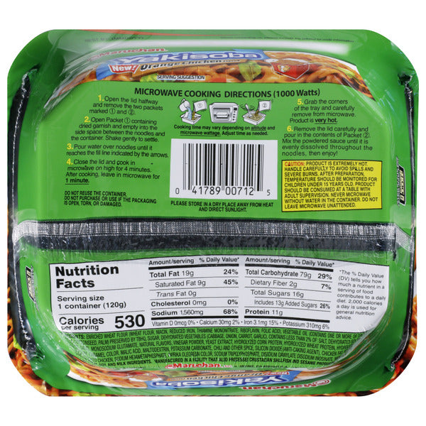 Maruchan Yakisoba Noodles, Orange Chicken