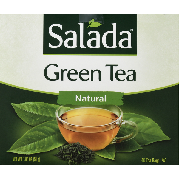 Salada Green Tea, Natural, Tea Bags