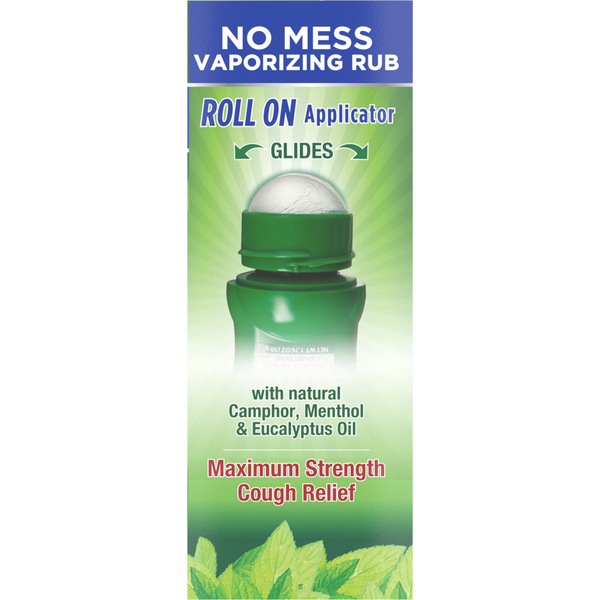 Mentholatum Vaporizing Rub, Maximum Strength, No Mess