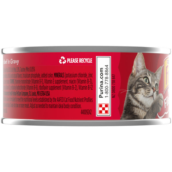 Purina Friskies Gravy Wet Cat Food, Prime Filets With Beef in Gravy