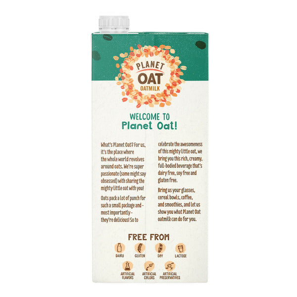 Planet Oat Extra Creamy Shelf-Stable Oatmilk