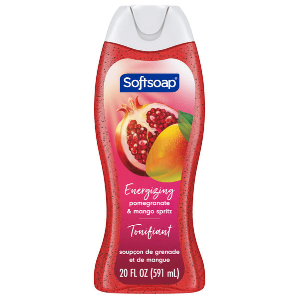 Softsoap Moisturizing Body Wash Gel, Pomegranate & Mango Spritz