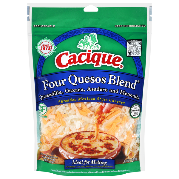Cacique Four Quesos Blend Mexican Style Cheeses