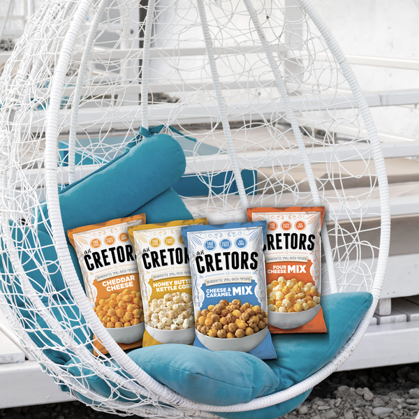 GH Cretors Flavored Popped Corn, Cheddar Cheese