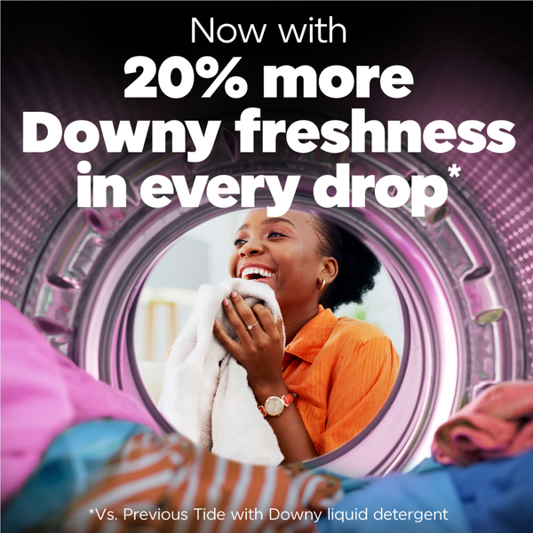 Tide Plus Boost of Ultra Downy Liquid Laundry Detergent, April Fresh Scent