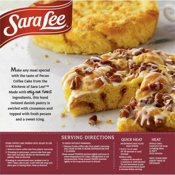 Sara Lee Coffee Cake, Pecan