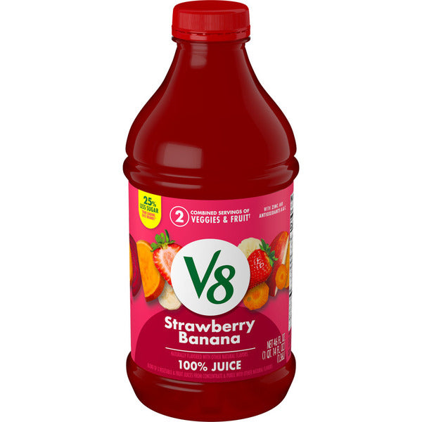 V8 Strawberry Banana 100% Fruit and Vegetable Juice