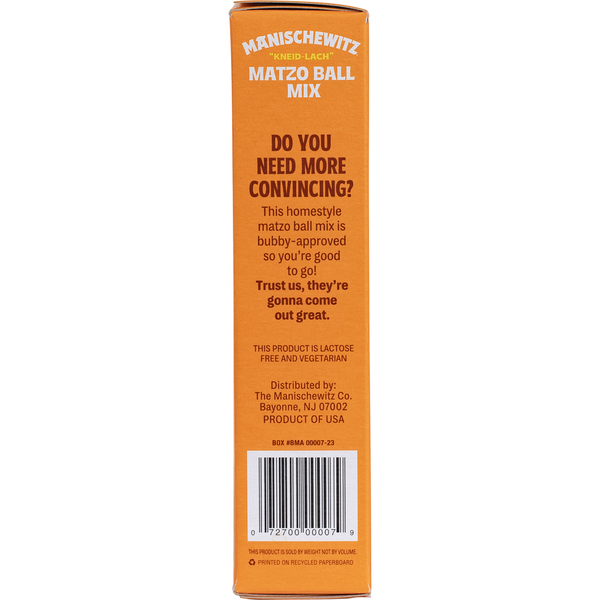 Manischewitz Matzo Ball Mix, Classic Style