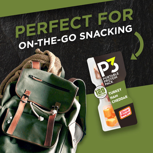 P3 Portable Protein Pack with Turkey, Ham & Cheddar Cheese