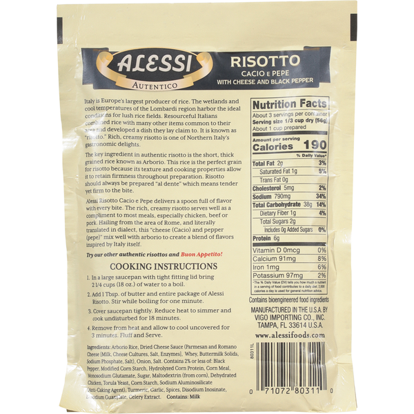 Alessi Risotto, Premium