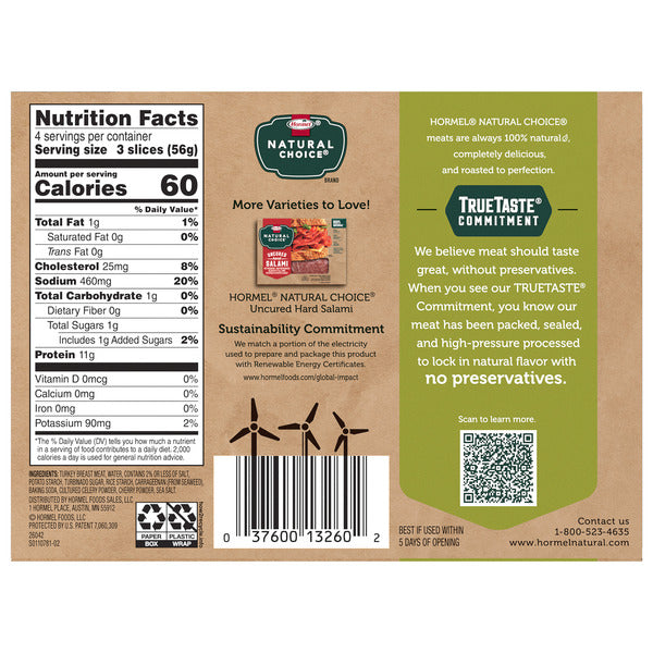 NATURAL CHOICE Natural Choice Oven Roasted Deli Turkey