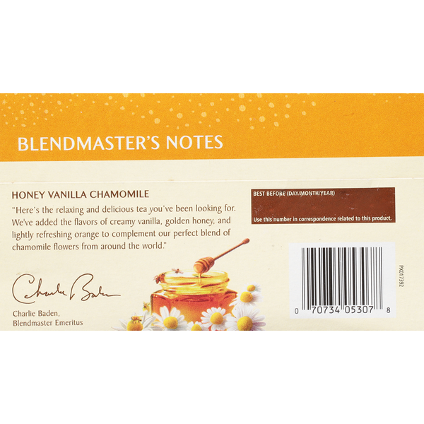 Celestial Seasonings Herbal Tea, Caffeine Free, Honey Vanilla Chamomile