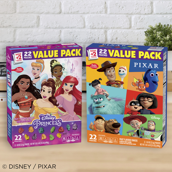 Betty Crocker Disney Pixar Gluten Free Fruit Flavored Snacks Value Pack