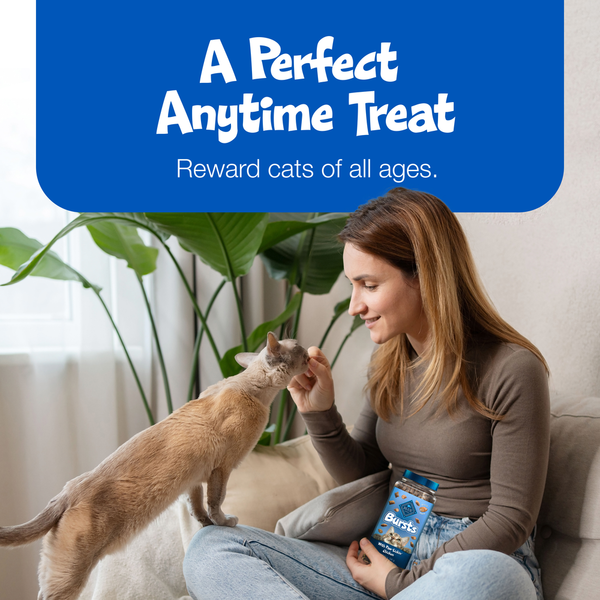 Blue Buffalo Bursts Crunchy Cat Treats, Chicken Liver and Beef