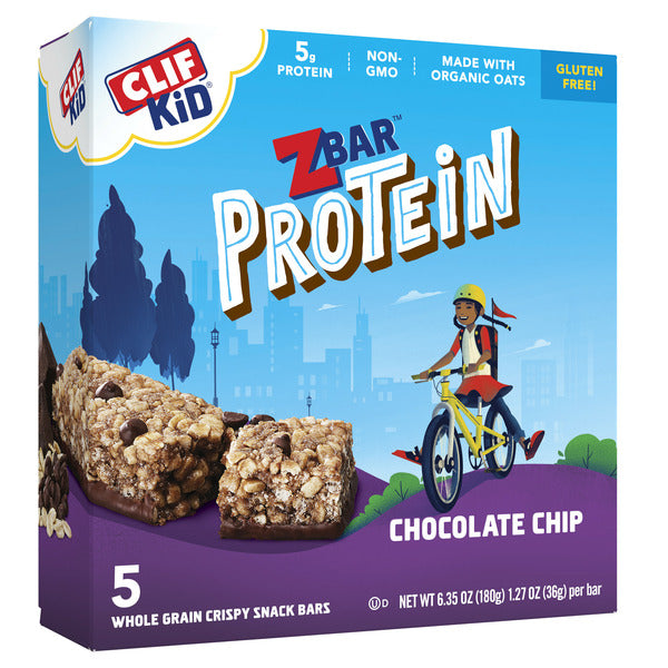 ZBAR Chocolate Chip Crispy Protein Snack Bars