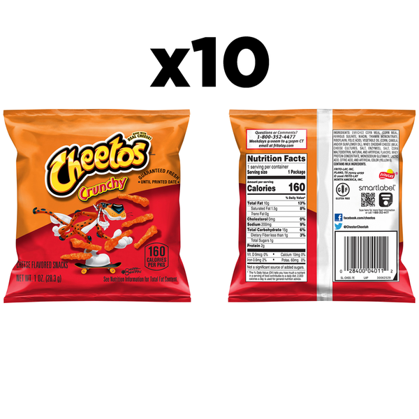 Cheetos Crunchy Cheese Flavored Snacks