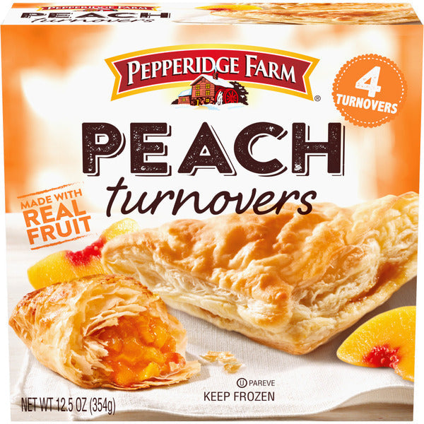 Pepperidge Farm Peach Turnovers Pastries