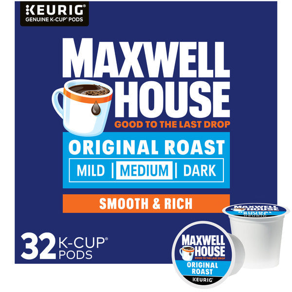 Maxwell House Original Roast Medium Roast Keurig K-Cup® Coffee Pods