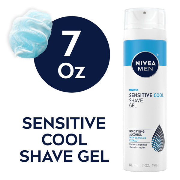 NIVEA Men Sensitive Cooling Shaving Gel