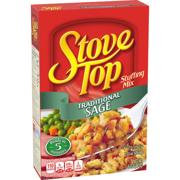 Kraft Stove Top Traditional Sage Stuffing Mix