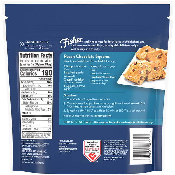 Fisher Pecan Chips