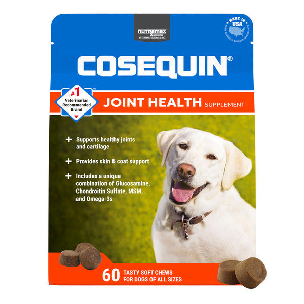Nutramax Laboratories Nutramax Cosequin for Dogs Joint Health Supplement, Soft Chews, 60 Count