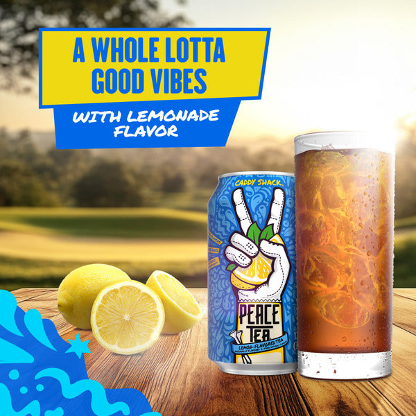 Peace Tea Caddy Shack Lemon-Flavored Iced Tea Cans