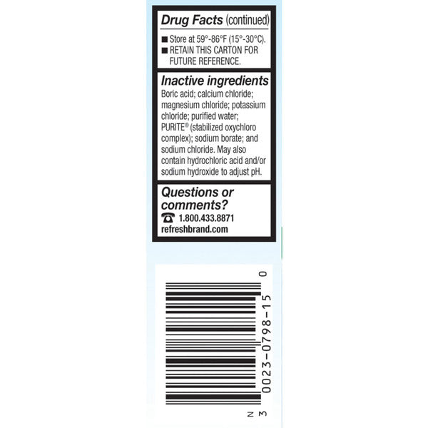 Refresh Tears Lubricant Eye Drops Artificial Tears DestGlow