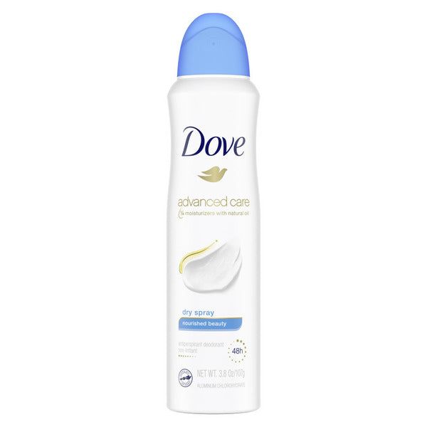 Dove Dry Spray Antiperspirant Deodorant Nourished Beauty,