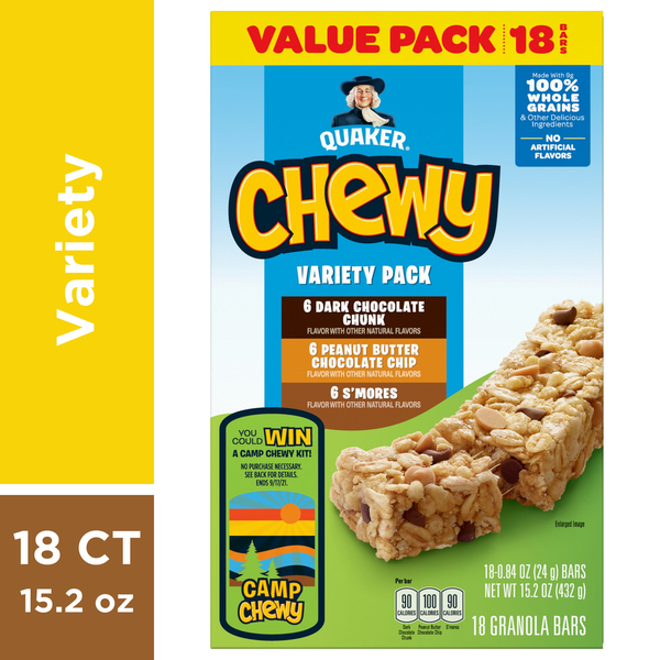 Quaker Chewy Granola Bars, Variety - Pack