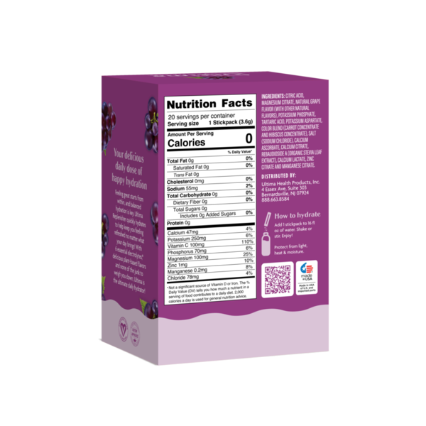 Ultima Replenisher Daily Electrolyte Mix, Grape