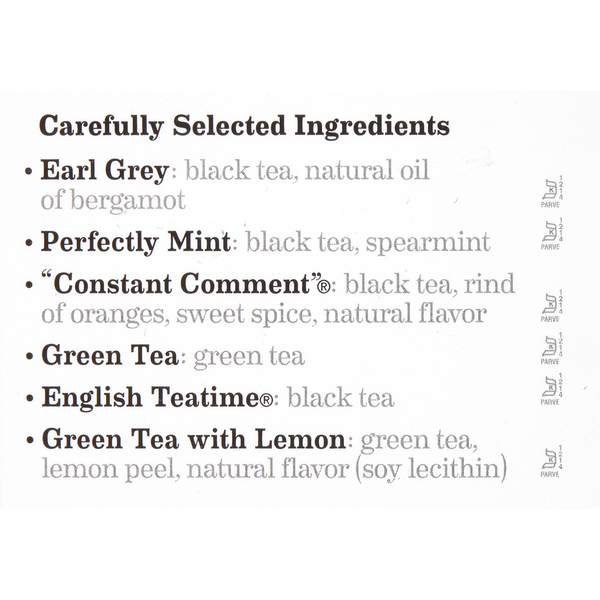 Bigelow Six Assorted Teas,