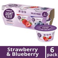 Dannon Light + Fit Strawberry & Blueberry Greek Fa...
️