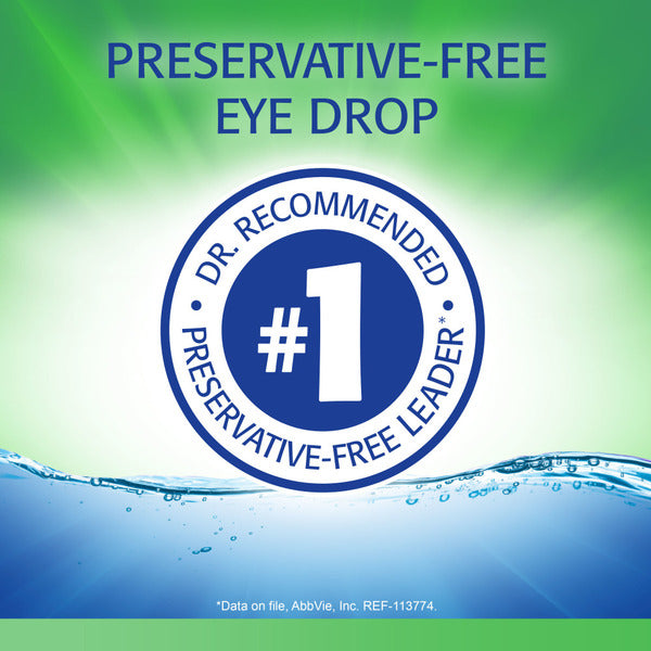Refresh Tears PF Preservative-Free Artificial Tears Lubricant Eye Drops