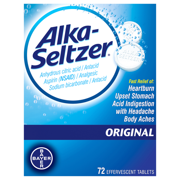 Alka-Seltzer Multi-Symptom Relief, Original, Effervescent Tablets